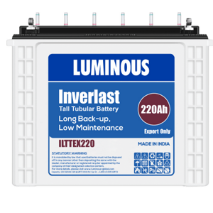 Tubular Battery 220 AH Inverlast