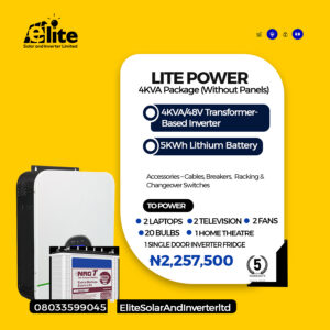 LitePower 4KVA Package (Without Panels)