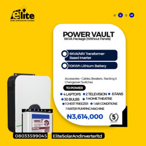 PowerVault 6KVA Package (Without Panels)