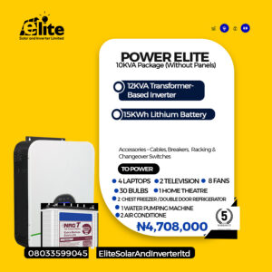 PowerElite 10KVA Package (Without Panels)