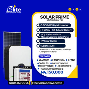 SolarPrime 5.5KVA Solar Kit