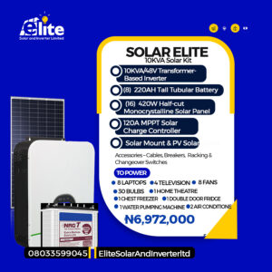 SolarElite 10KVA Solar Kit